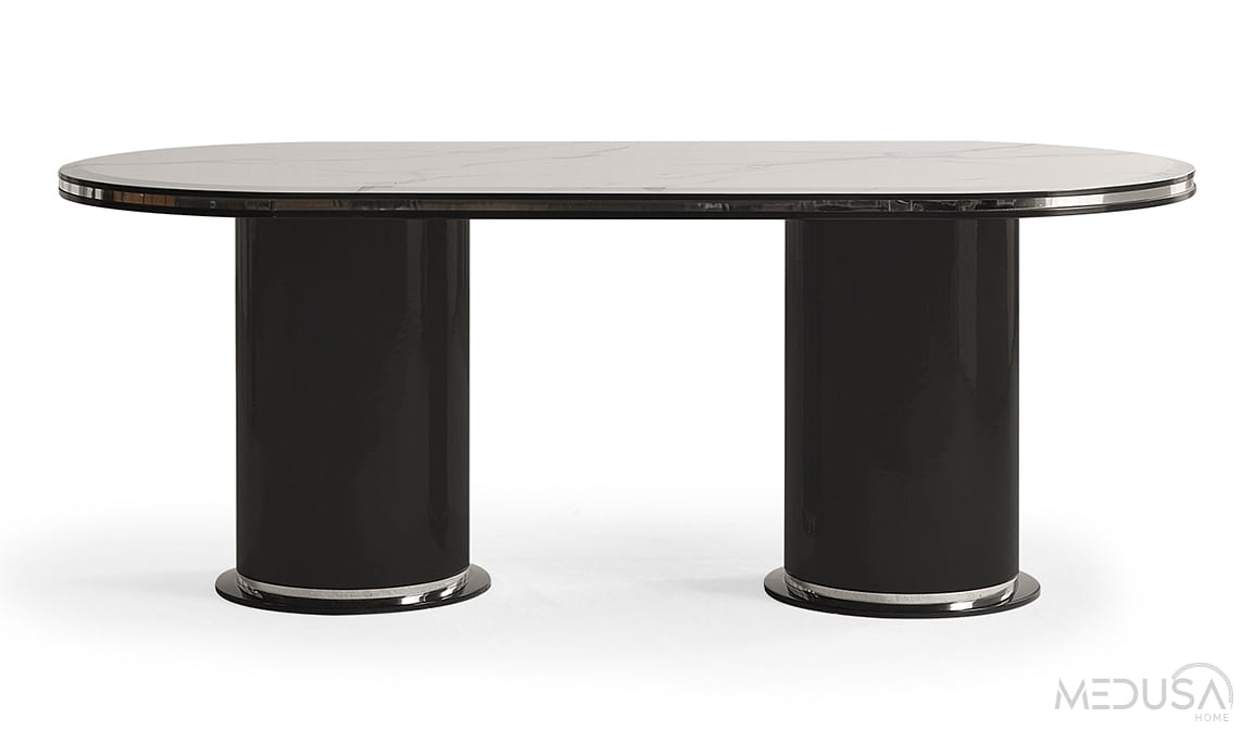 Medusa Home Mobilya - Cartier Antrasit Yemek Odası