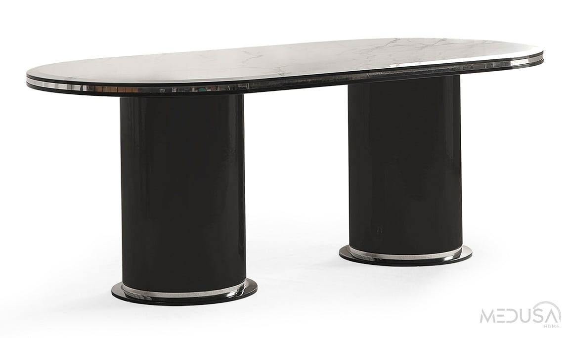 Medusa Home Mobilya - Cartier Antrasit Yemek Odası