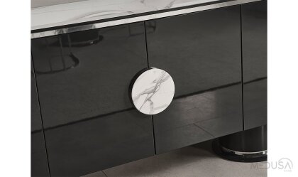 Medusa Home Mobilya - Cartier Antrasit Yemek Odası