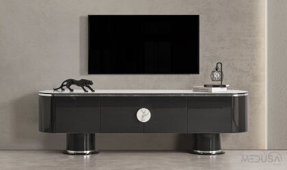 Medusa Home Mobilya - Cartier Antrasit Yemek Odası