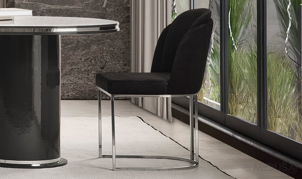 Medusa Home Mobilya - Cartier Antrasit Yemek Odası