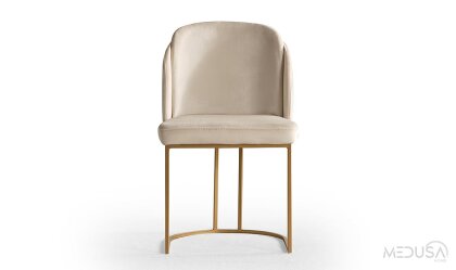 Medusa Home Mobilya - Cartier Krem Sandalye