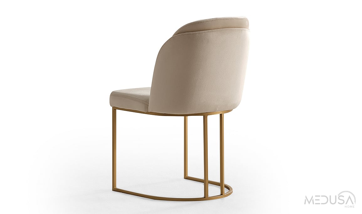 Medusa Home Mobilya - Cartier Krem Sandalye