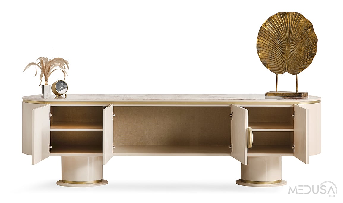 Medusa Home Mobilya - Cartier Krem Yemek Odası