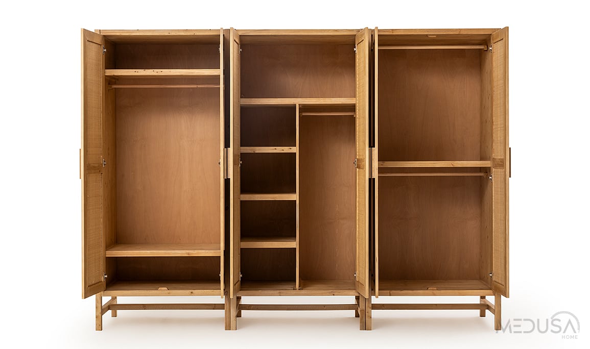 Medusa Home Mobilya - Casablanca Ladin 6 Kapaklı Gardırop