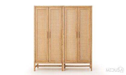 Medusa Home Mobilya - Casablanca Ladin 6 Kapaklı Gardırop