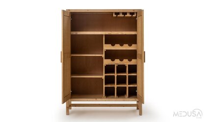 Medusa Home Mobilya - Casablanca Ladin Tv Sehpası + Şaraplık