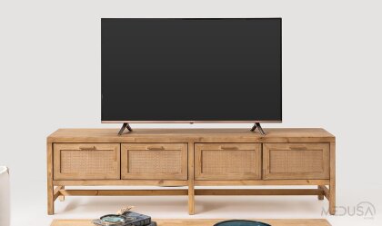 Medusa Home Mobilya - Casablanca Ladin Tv Sehpası + Şaraplık