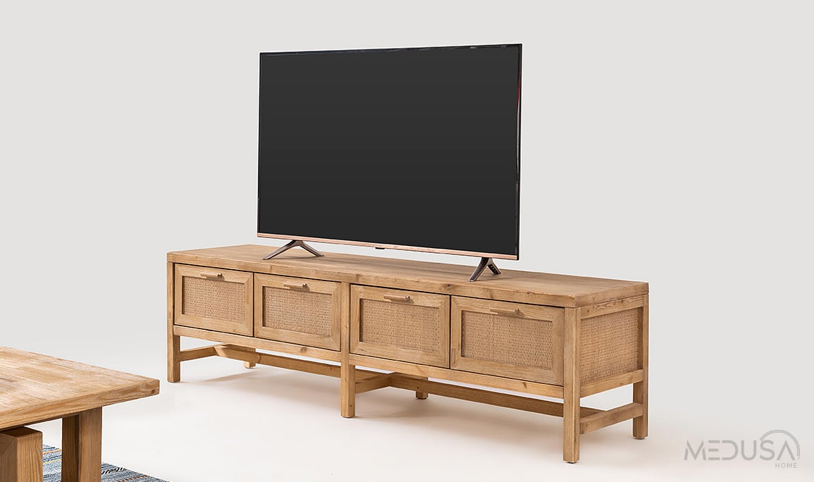 Medusa Home Mobilya - Casablanca Ladin Tv Sehpası + Şaraplık