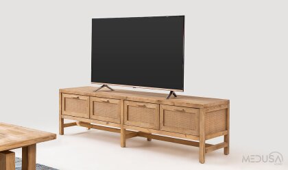 Medusa Home Mobilya - Casablanca Ladin Tv Sehpası + Şaraplık