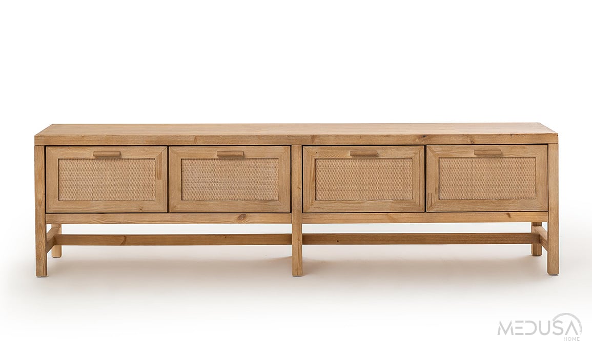 Medusa Home Mobilya - Casablanca Ladin Tv Sehpası + Şaraplık