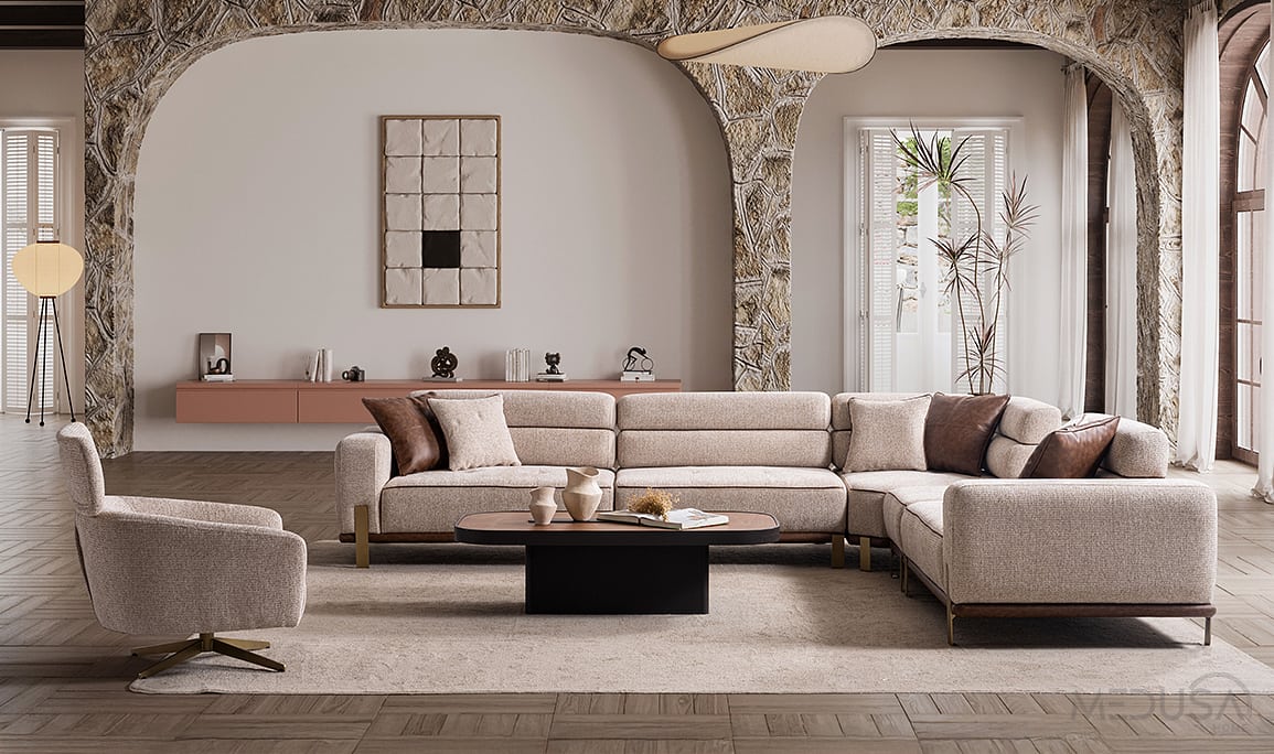 Medusa Home Mobilya - Cassa Köşe Takımı