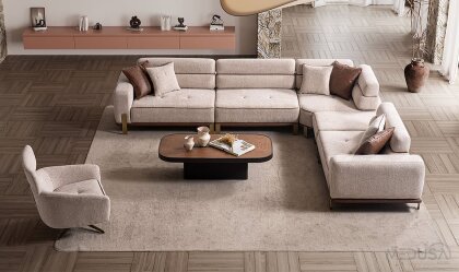 Medusa Home Mobilya - Cassa Köşe Takımı