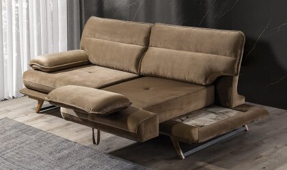 Medusa Home Mobilya - Cathedra Kahve Üçlü Koltuk