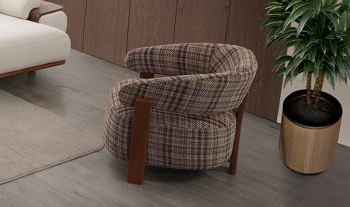 Medusa Home Mobilya - Cecilla Ekose Berjer