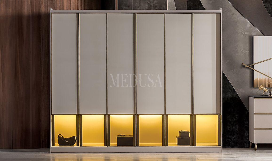 Medusa Home Mobilya - Celeste 6 Kapılı Gardırop