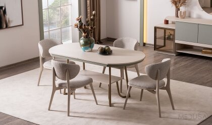 Medusa Home Mobilya - Charisma Açılır Yemek Masası - Açılır Yemek Masaları Medusa Home Mobilya - Charisma Açılır Yemek Masası - Açılır Yemek Masaları
