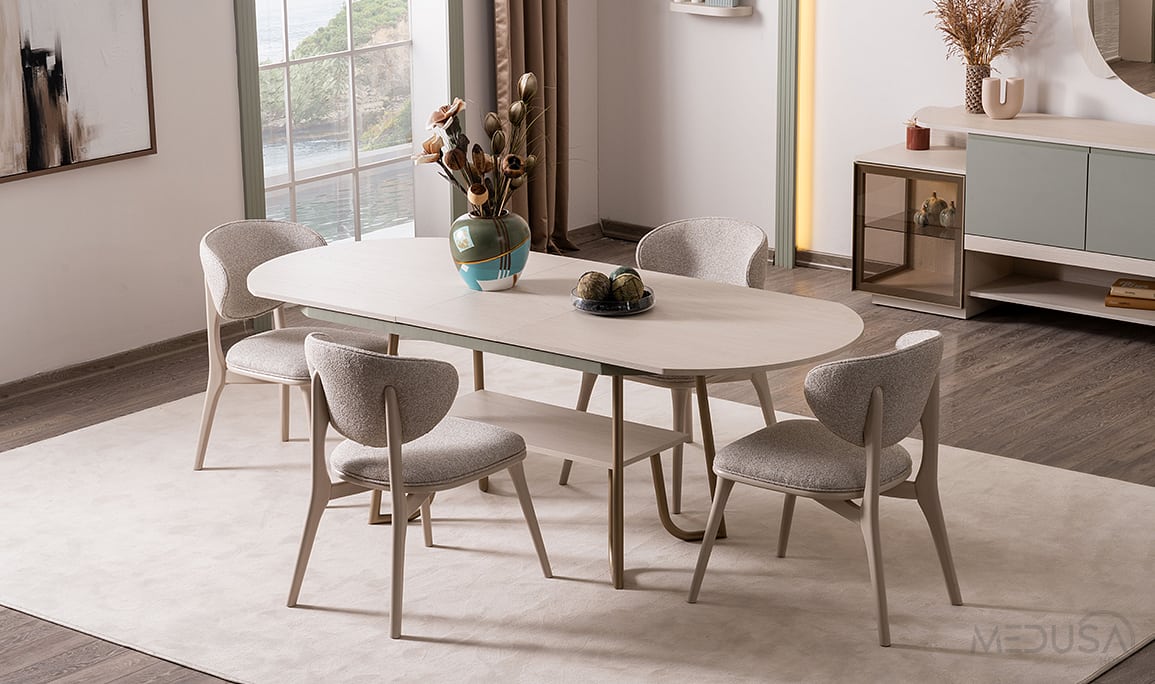 Medusa Home Mobilya - Charisma Açılır Yemek Masası