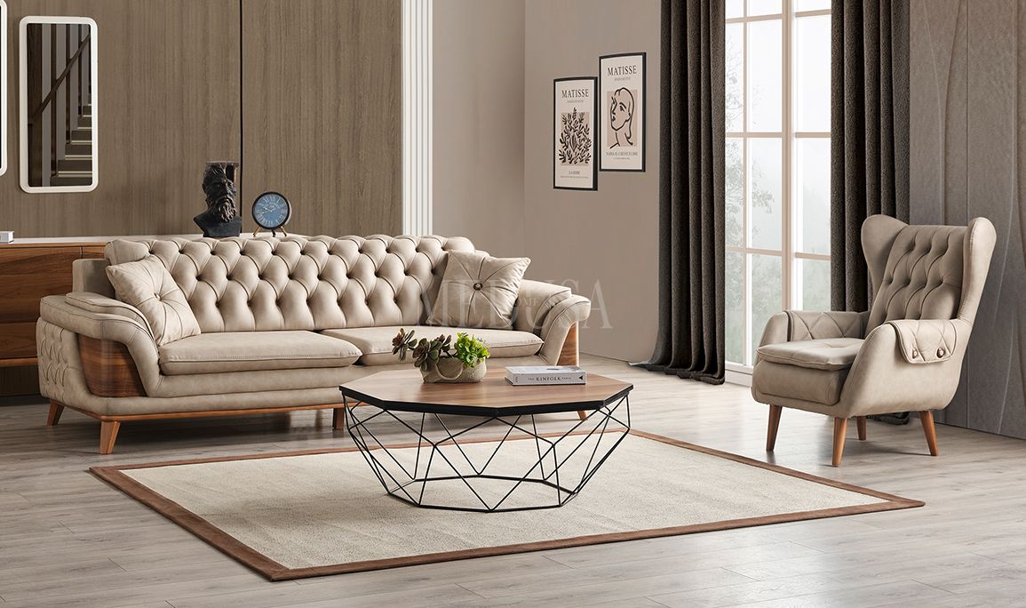 Medusa Home Mobilya - Chello Üçlü Koltuk