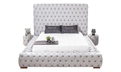Medusa Home Mobilya - Chester Set Baza Başlık Yatak