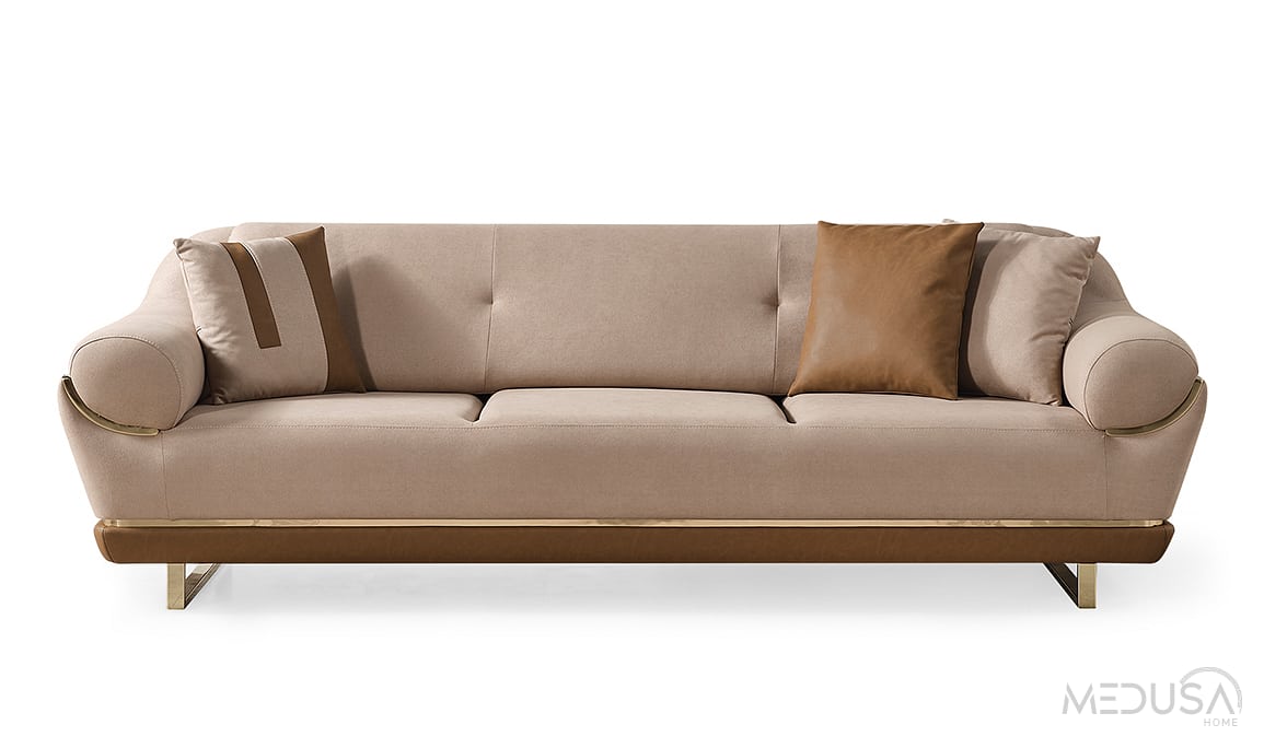 Medusa Home Mobilya - Çırağan Luxury Üçlü Koltuk
