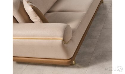 Medusa Home Mobilya - Çırağan Luxury Üçlü Koltuk