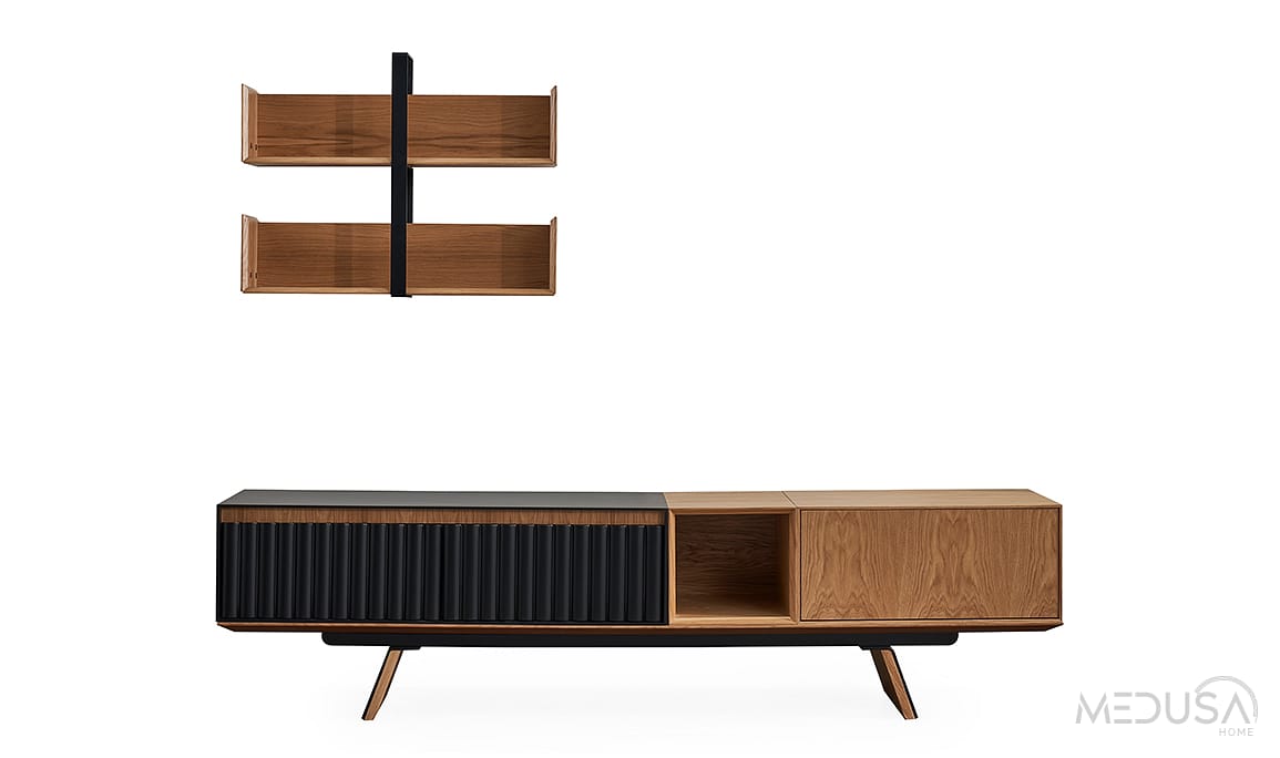 Medusa Home Mobilya - City Siyah Tv Ünitesi