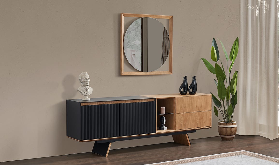 Medusa Home Mobilya - City Siyah Yemek Odası