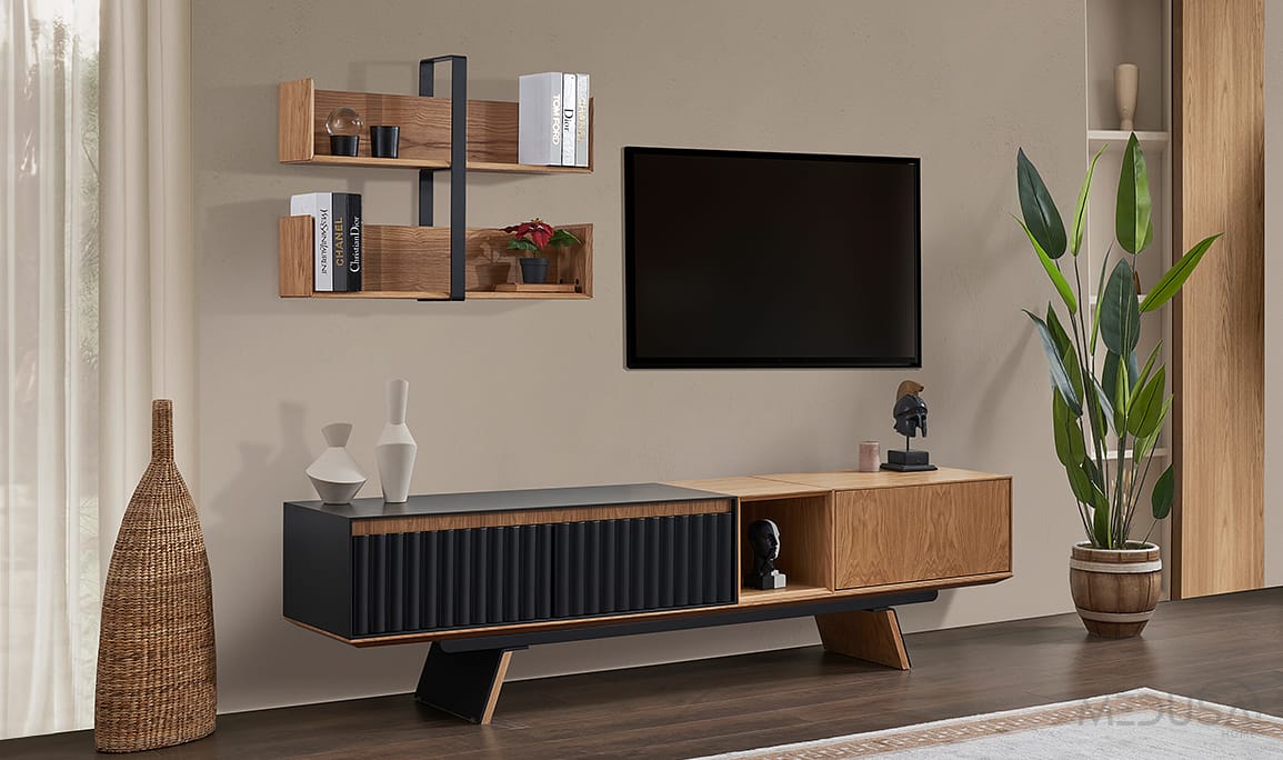 Medusa Home Mobilya - City Siyah Yemek Odası