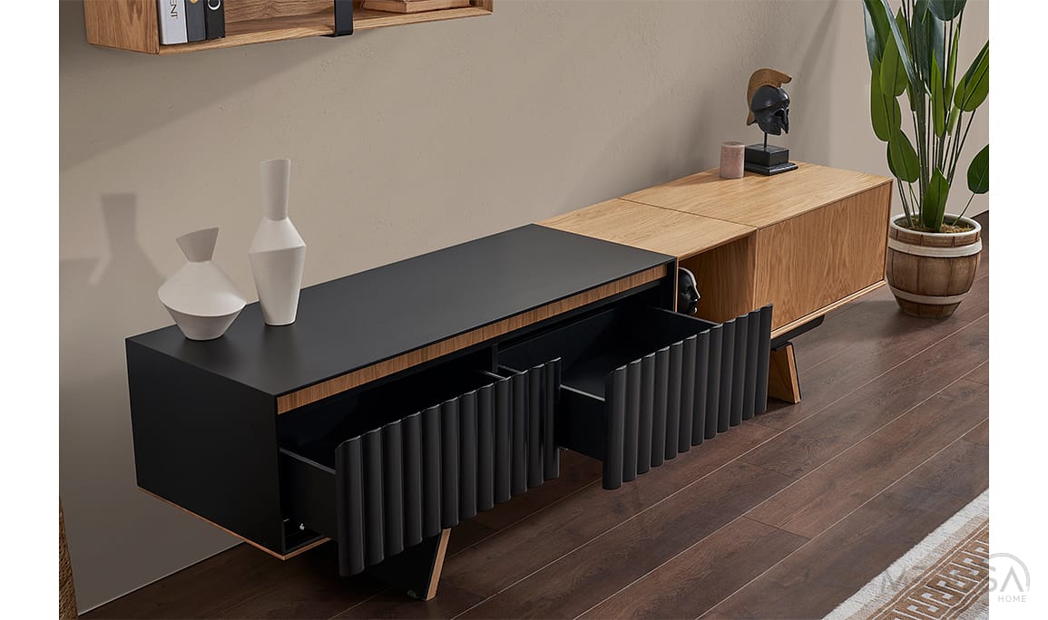 Medusa Home Mobilya - City Siyah Yemek Odası