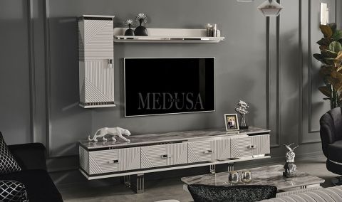 Medusa Home Mobilya - Clara Beyaz Yemek Odası