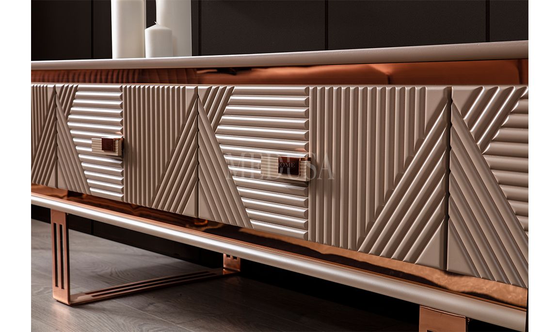 Medusa Home Mobilya - Clara Bronz Tv Ünitesi