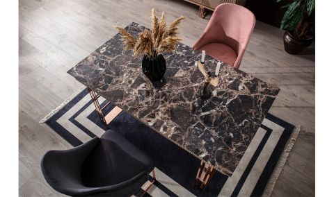 Medusa Home Mobilya - Clara Bronz Yemek Odası