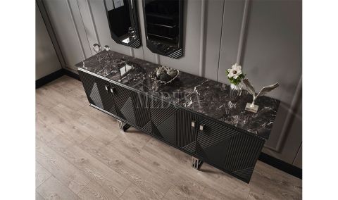 Medusa Home Mobilya - Clara Siyah Konsol