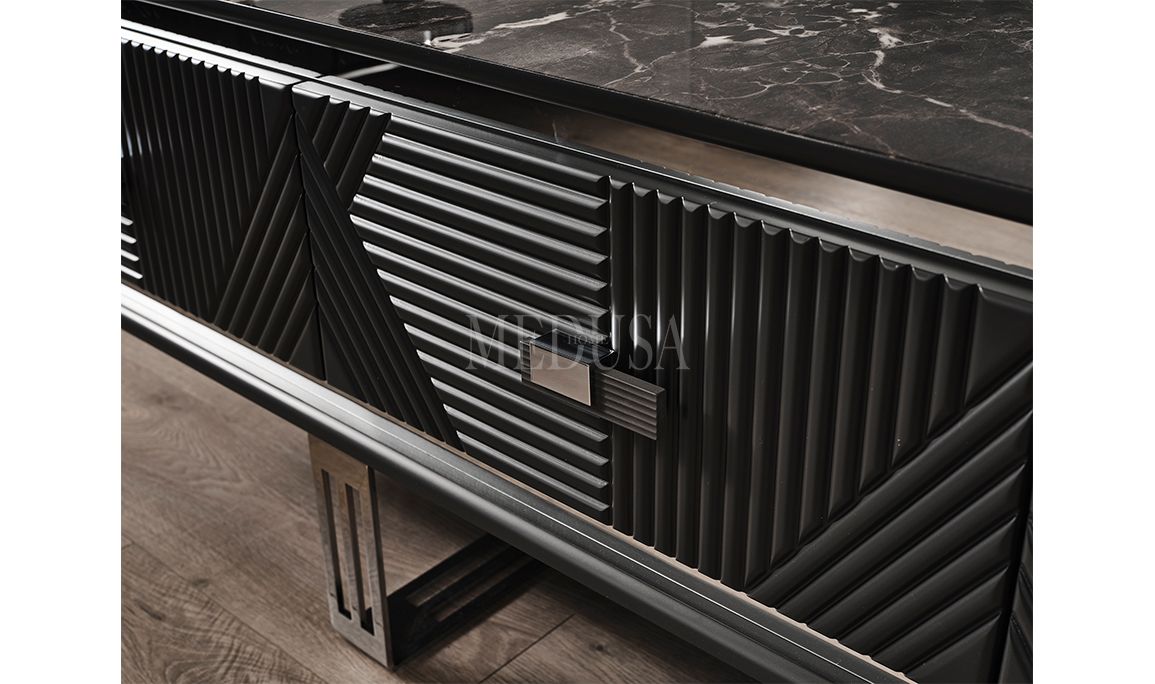 Medusa Home Mobilya - Clara Siyah Tv Ünitesi