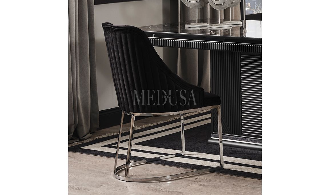 Medusa Home Mobilya - Clara Siyah Yemek Masası