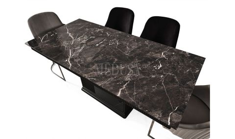 Medusa Home Mobilya - Clara Siyah Yemek Odası