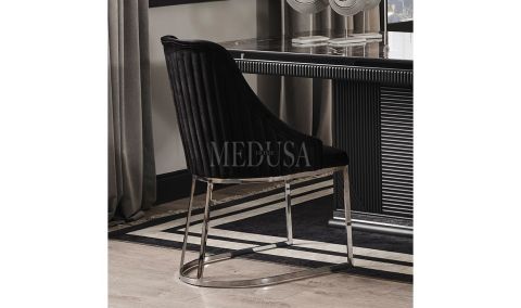 Medusa Home Mobilya - Clara Siyah Yemek Odası