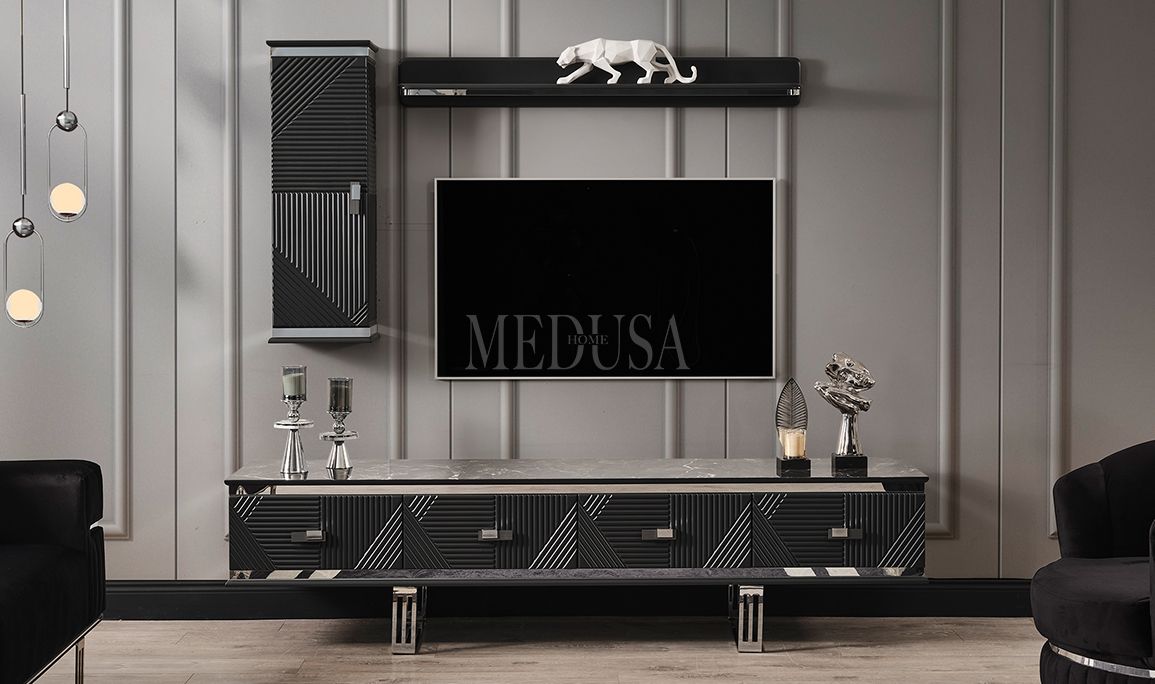 Medusa Home Mobilya - Clara Siyah Yemek Odası