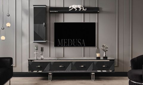 Medusa Home Mobilya - Clara Siyah Yemek Odası