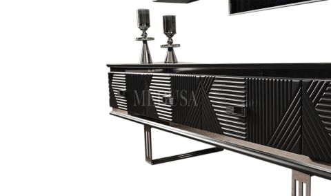 Medusa Home Mobilya - Clara Siyah Yemek Odası