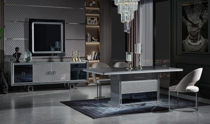 Medusa Home Mobilya - Class Gri Yemek Odası