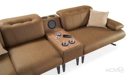 Medusa Home Mobilya - Class Ses Sistemli Köşe Takımı