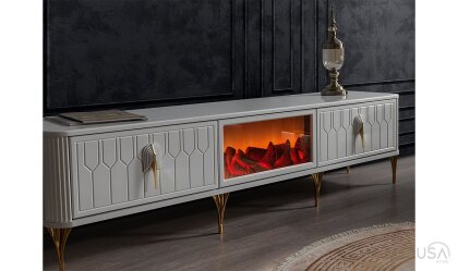 Medusa Home Mobilya - Constantine Şömineli Tv Ünitesi