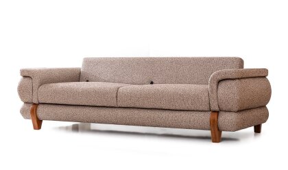 Medusa Home Mobilya - Cooper Kahve Üçlü Koltuk