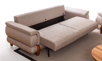 Medusa Home Mobilya - Cooper Kahve Üçlü Koltuk