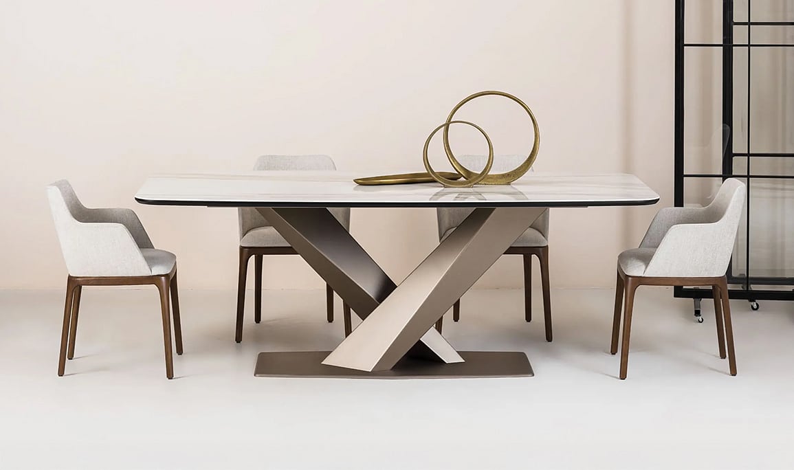 Medusa Home Mobilya - Cortez Seramik Yemek Masası