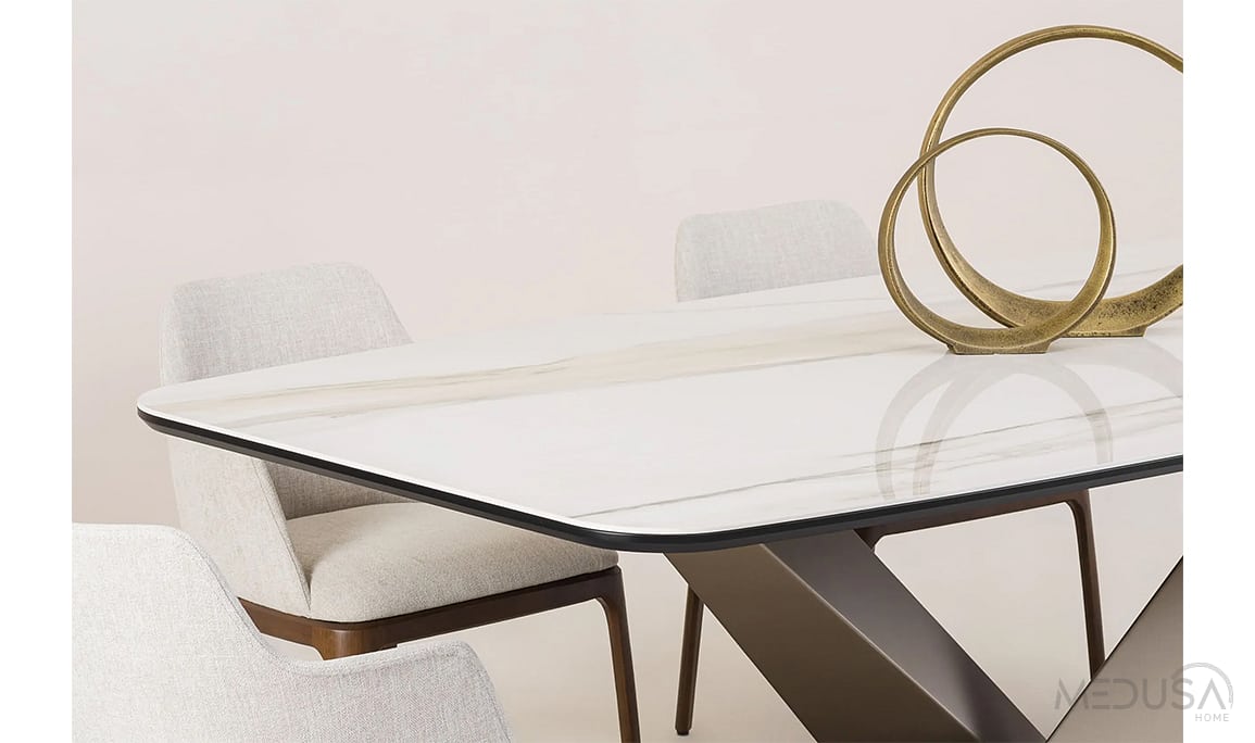 Medusa Home Mobilya - Cortez Seramik Yemek Masası
