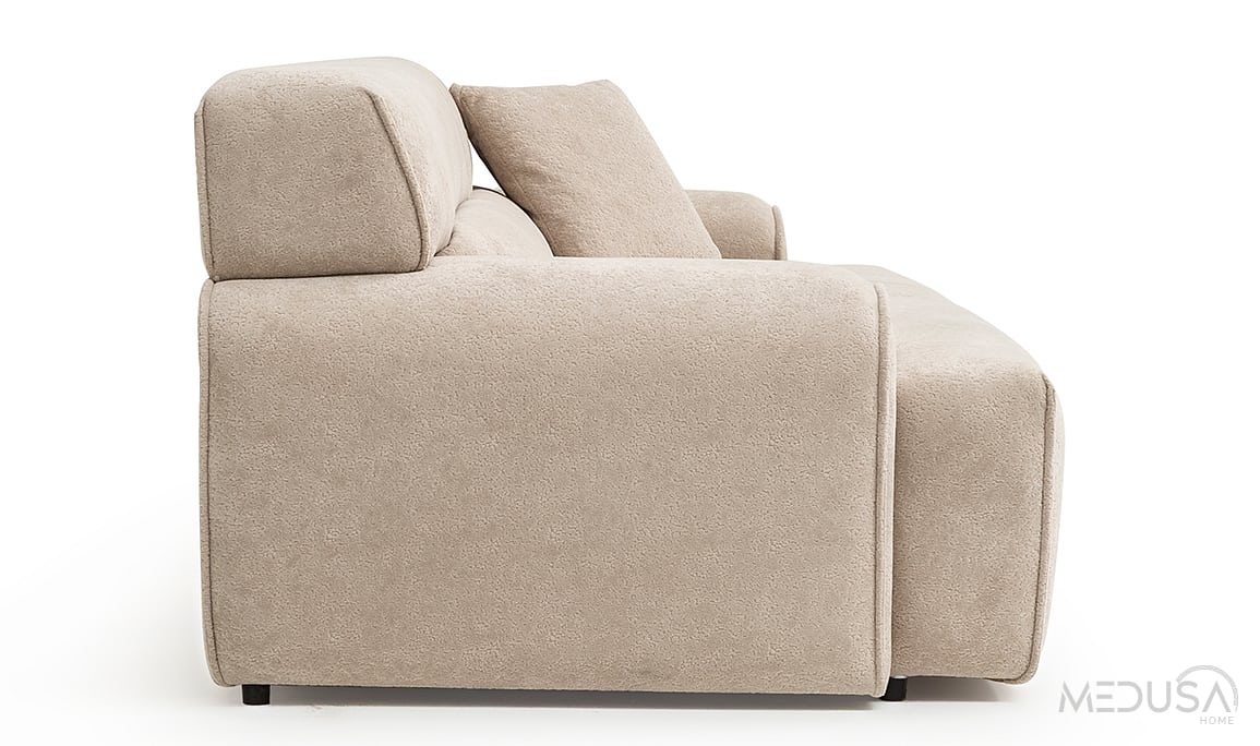 Medusa Home Mobilya - Cosmos Bej Üçlü Koltuk