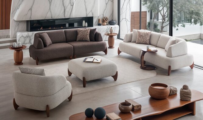 Medusa Home Mobilya - Cosy Koltuk Takımı - Modern Koltuk Takımları